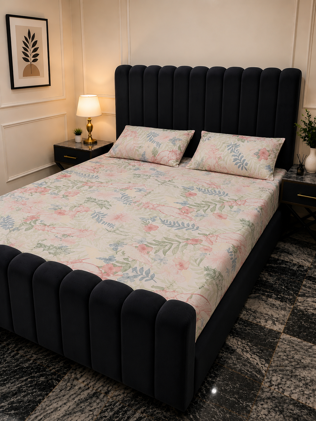 Floral Bedsheet