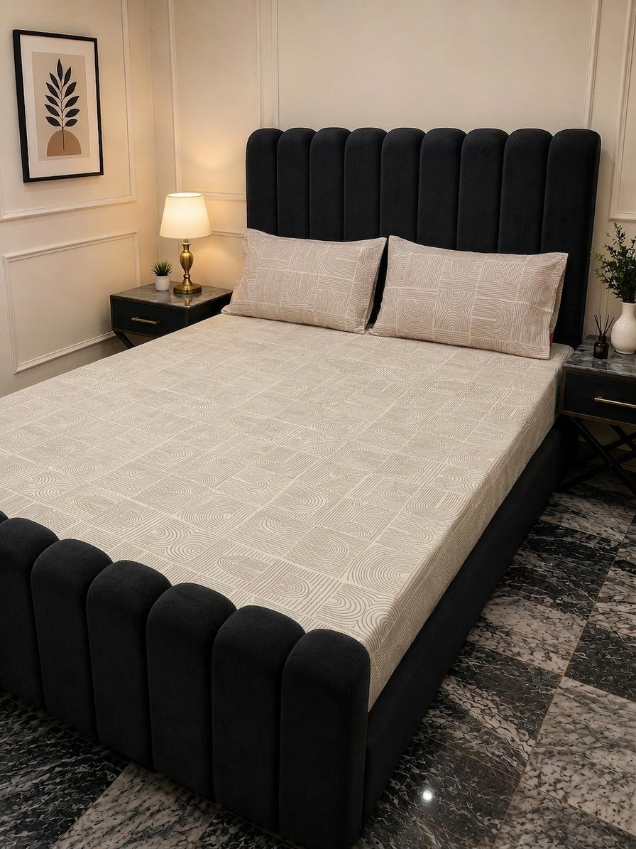 Urbane Arc Patterned Bedding