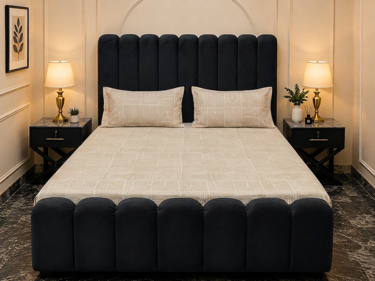 Urbane Arc Patterned Bedding